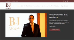 Desktop Screenshot of bjabogado.com